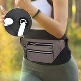 Maxbell Waist Bag Fanny Pack Fashion Purse Hands Free for Riding Shopping Climbing Brown - Aladdin Shoppers