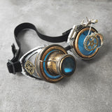 Maxbell 4xFashion Steampunk Goggles Eyewear Men Props Punk Colored Glasses