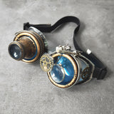 Maxbell 4xFashion Steampunk Goggles Eyewear Men Props Punk Colored Glasses