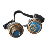 Maxbell 4xFashion Steampunk Goggles Eyewear Men Props Punk Colored Glasses