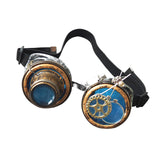 Maxbell 3xFashion Steampunk Goggles Eyewear Men Props Punk Colored Glasses