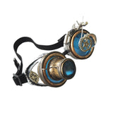 Maxbell 2xFashion Steampunk Goggles Eyewear Men Props Punk Colored Glasses