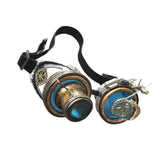 Maxbell 2xFashion Steampunk Goggles Eyewear Men Props Punk Colored Glasses