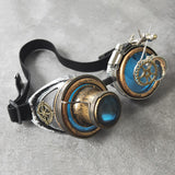 Maxbell 4xFashion Steampunk Goggles Eyewear Men Props Punk Colored Glasses