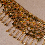 Maxbell 4xFashion Belly dance Chain Belly Jewelry Hollow Halloween Costume Outfit