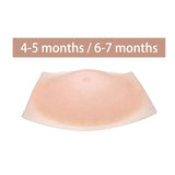 Maxbell Women Silicone False Belly Artificial for Costume Cosplay Film Props Actor Four to Five Month
