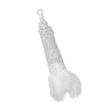 Maxbell 2xWomen's Lace Glove with Feather Gothic for Wedding Costume Accessories White