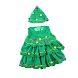 Maxbell Children Cosplay Set Xmas Tree Clothes Decoration Dress up Photo Props Height 90cm