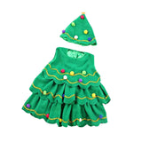 Maxbell Children Cosplay Set Xmas Tree Clothes Decoration Dress up Photo Props Height 100cm