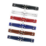 Maxbell 4xElastic Leg Garter Belt Fashion Gifts Ladies Punk for Birthday Party Cosplay Black