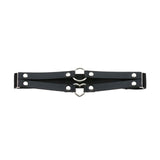 Maxbell 3xElastic Leg Garter Belt Fashion Gifts Ladies Punk for Birthday Party Cosplay Black