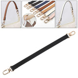 Maxbell 2xShoulder Bag Strap Handle Replacement Lobster Clasp Supplies Accessories Black