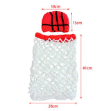 Maxbell 2 Pieces Newborn Basketball Crochet Costume Infant Kids Costumes Photo Props