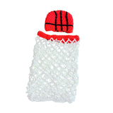Maxbell 2 Pieces Newborn Basketball Crochet Costume Infant Kids Costumes Photo Props