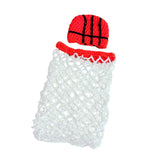 Maxbell 2 Pieces Newborn Basketball Crochet Costume Infant Kids Costumes Photo Props