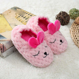 Maxbell Adorable Animal Kid House Slippers Girls Slip On Shoes Warm Winter Soft 17.5cm