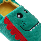 Maxbell Dinosaur Shaped Slippers Soft Indoor Unisex Kids Boys Warm Shoes 14.5cm