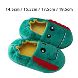 Maxbell Dinosaur Shaped Slippers Soft Indoor Unisex Kids Boys Warm Shoes 14.5cm