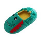 Maxbell Dinosaur Shaped Slippers Soft Indoor Unisex Kids Boys Warm Shoes 17.5cm