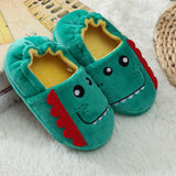 Maxbell Dinosaur Shaped Slippers Soft Indoor Unisex Kids Boys Warm Shoes 19.5cm