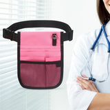 Maxbell 3xPortable Nurse Organizer Belt Waist Bag Nursing Tool Bag Pouch Storage Pink