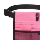 Maxbell 4xPortable Nurse Organizer Belt Waist Bag Nursing Tool Bag Pouch Storage Pink