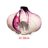 Maxbell 2xOnion Hat Dress Soft Food Headdress Novelty for Birthday Cosplay Party