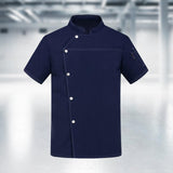 Maxbell 3xChef Coat Jacket Waiter Waitress Apparel for Food Service Kitchen Bakery M