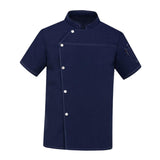 Maxbell 2xChef Coat Jacket Waiter Waitress Apparel for Food Service Kitchen Bakery L