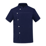 Maxbell 2xChef Coat Jacket Waiter Waitress Apparel for Food Service Kitchen Bakery L