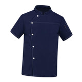 Maxbell 2xChef Coat Jacket Waiter Waitress Apparel for Food Service Kitchen Bakery L