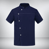 Maxbell 2xChef Coat Jacket Waiter Waitress Apparel for Food Service Kitchen Bakery L