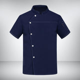 Maxbell 3xChef Coat Jacket Waiter Waitress Apparel for Food Service Kitchen Bakery L