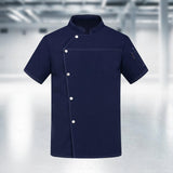 Maxbell 2xChef Coat Jacket Waiter Waitress Apparel for Food Service Kitchen Bakery L