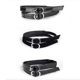 Maxbell 4xShoe Strap Holder with Buckle Shoelace Accessories Anti Loose for Women Lady suede black