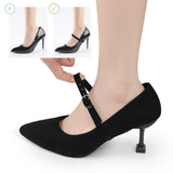 Maxbell 3xShoe Strap Holder with Buckle Shoelace Accessories Anti Loose for Women Lady suede black