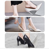 Maxbell 2xShoe Strap Holder with Buckle Shoelace Accessories Anti Loose for Women Lady suede black