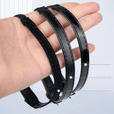 Maxbell 6xShoe Strap Holder with Buckle Shoelace Accessories Anti Loose for Women Lady mirror black