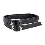Maxbell 2xShoe Strap Holder with Buckle Shoelace Accessories Anti Loose for Women Lady matt black