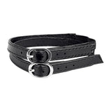 Maxbell 3xShoe Strap Holder with Buckle Shoelace Accessories Anti Loose for Women Lady matt black