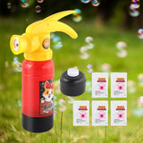Maxbell Bubble Maker Extinguisher Shaped Battery Powered for Kids Party Favors