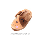 Maxbell Animal Kid House Slippers Slip On Shoes Casual Nonslip Winter Warm Shoes 14.5cm