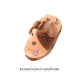 Maxbell Animal Kid House Slippers Slip On Shoes Casual Nonslip Winter Warm Shoes 14.5cm