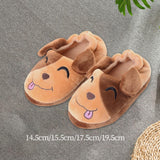Maxbell Animal Kid House Slippers Slip On Shoes Casual Nonslip Winter Warm Shoes 14.5cm