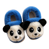 Maxbell Lovely Panda Slippers Warmer Clothing Handcraft 1 Pair for Toddler Boys Foot 15cm, Blue