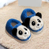 Maxbell Lovely Panda Slippers Warmer Clothing Handcraft 1 Pair for Toddler Boys Foot 17cm, Blue