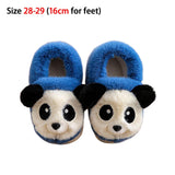 Maxbell Lovely Panda Slippers Warmer Clothing Handcraft 1 Pair for Toddler Boys Foot 17cm, Blue