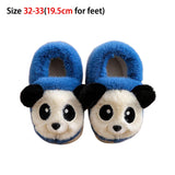 Maxbell Lovely Panda Slippers Warmer Clothing Handcraft 1 Pair for Toddler Boys Foot 19.5cm, Blue