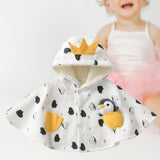 Maxbell Baby Cape Thick Warm Poncho Cape Fleece Lining Cloak Clothes for Toddler Kid Suitable height 73cm