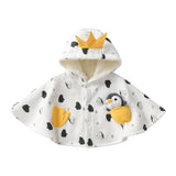 Maxbell Baby Cape Thick Warm Poncho Cape Fleece Lining Cloak Clothes for Toddler Kid Suitable height100cm